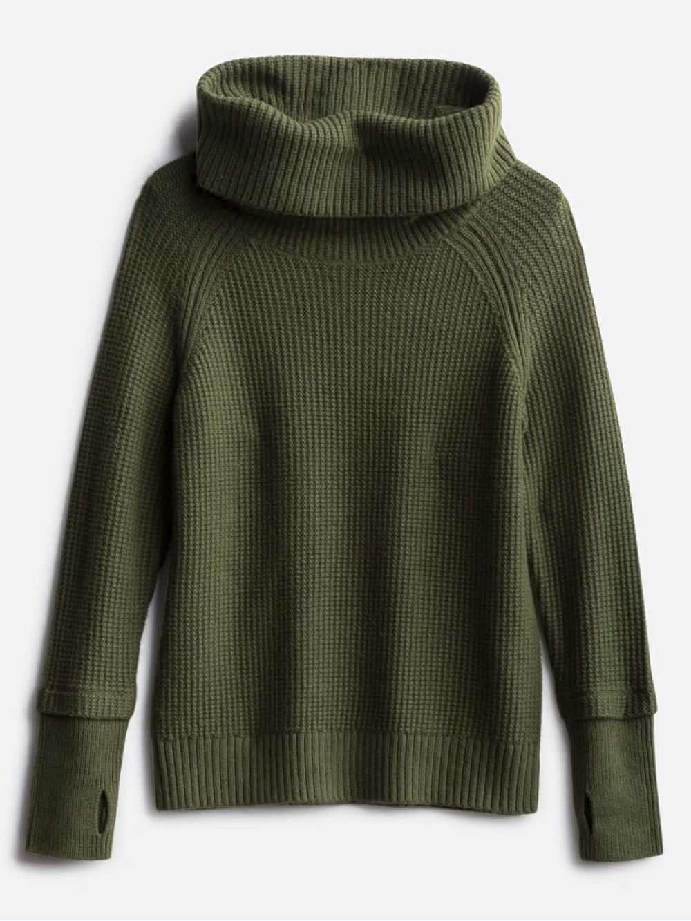 MARKET & SPRUCE Sharon Cowl Neck Waffle Stitch Sweater XL